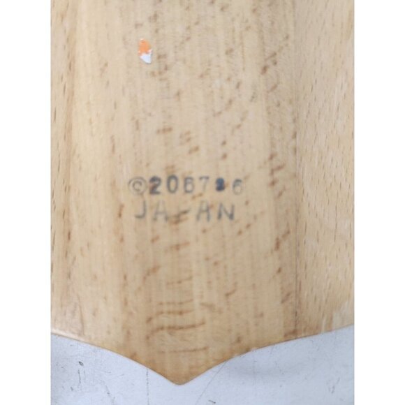 Vintage Japan Wood Violin Shaped Cheese Cutting Serving Board Musical Note Tile - Picture 5 of 8